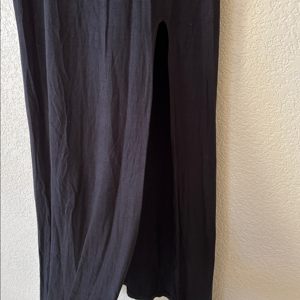 Monteau Black Cold Shoulder Maxi Dress- NWT - Picture 3 of 4